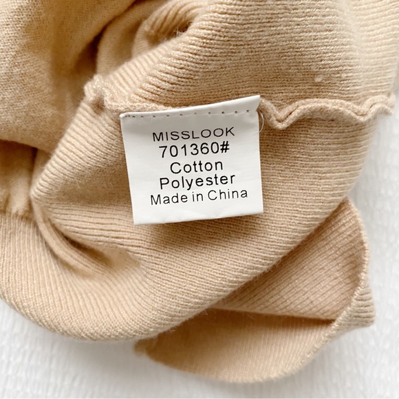 Camel Soft Mock Turtleneck Knit Top - Picture 7 of 11